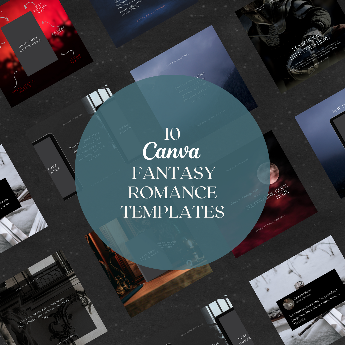 Fantasy - The Moon Dust Template Pack